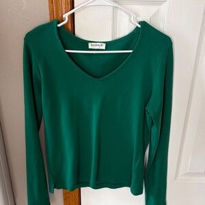 Kettlewell Women's emerald green Long Sleeve Top